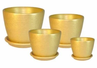 Горшок керамический Кассандра 408283 (4-й из набора), 18х16см, 3,5л; Россия фото в интернет-магазине Флоранж