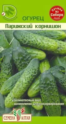 Огурец Парижский Корнишон (цветной пакет) 0,5г; Семена Алтая фото в интернет-магазине Флоранж