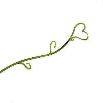 Опора для орхидей Сердце, зеленый, 55см