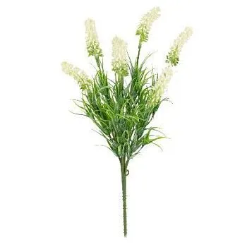 Лаванда на вставке, 34см, белый