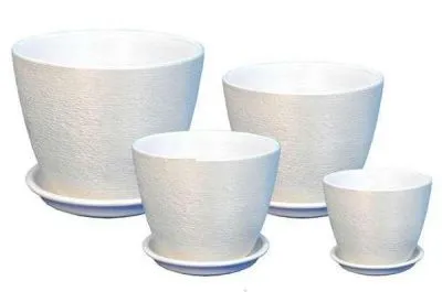 Горшок керамический Кассандра 347056 (4-й из набора), 18х16см, 3,5л; Россия фото в интернет-магазине Флоранж