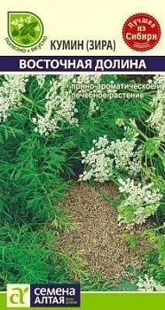 Зелень Кумин (Зира) Восточная Долина (цветной пакет) 1г; Семена Алтая