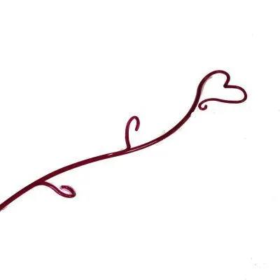 Опора для орхидей Сердце, розовый, 55см фото в интернет-магазине Флоранж