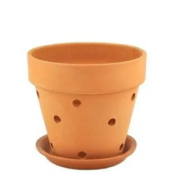 Горшок керамический Гончарка Охра Конус высокий 13х12см, 0.6л; Россия