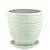 Горшок керамический Модерн бутон, капучино, 24х24см, 7,5л; Россия