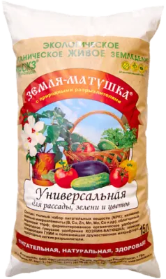 Грунт Матушка универсальная, 15л; БашИнком фото в интернет-магазине Флоранж