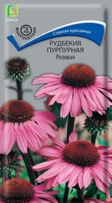Рудбекия (Эхинацея) пурпурная Розовая (цветной пакет) 0,1г; Поиск фото в интернет-магазине Флоранж
