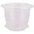 Горшок пластиковый для орхидей, прозрачный, 17х21,5см, 3,5л; Россия