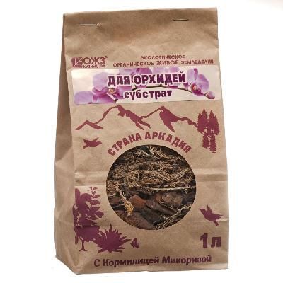 Субстратный компонент Орхидея с микоризой 1лБашИнком фото в интернет-магазине Флоранж