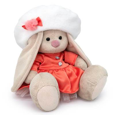 Игрушка Зайка Ми платье и берете (малая) SidS-579 фото в интернет-магазине Флоранж