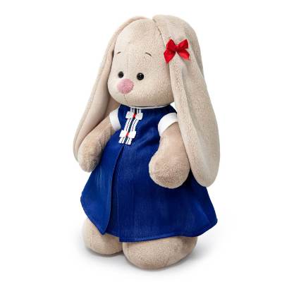 Игрушка Зайка Ми в синем платье (малая) StS-594 фото в интернет-магазине Флоранж