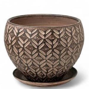 Горшок Ажур слива классика 1 20х16см, 3л; Россия