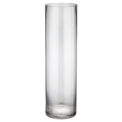 Ваза стеклянная Трубка цилиндр, 10х35см; Россия фото в интернет-магазине Флоранж