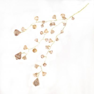 Вставка с кристаллами, Н29см, шампань фото в интернет-магазине Флоранж