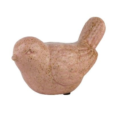 Сувенир Птичка (керамика), 13,5x8x9см, розовый фото в интернет-магазине Флоранж