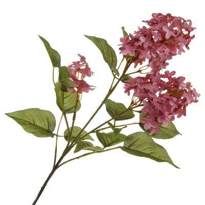 Цветок искусственный Сирень 77см, белый/сирень/розовый фото в интернет-магазине Флоранж