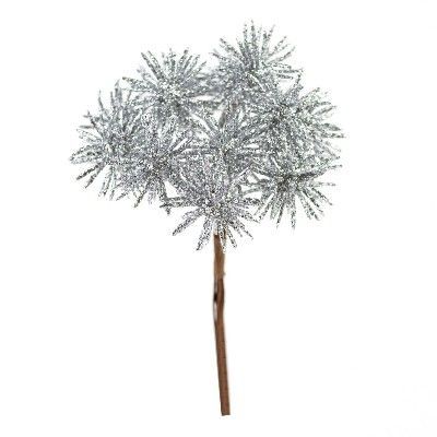 Набор вставок 12шт., L12см, серебряный фото в интернет-магазине Флоранж