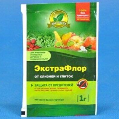 Инсектицид от щитовки, слизней, улиток Экстрафлор,1г фото в интернет-магазине Флоранж