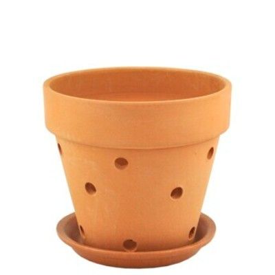 Горшок керамический Гончарка Охра Конус высокий 13х12см, 0.6л; Россия фото в интернет-магазине Флоранж
