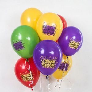 Шар надувной 12"  С Днем Рождения, Граффити, ассорти, 812236