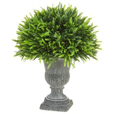 Растение искусственное в кашпо Самшит, 22xH29см, зеленый фото в интернет-магазине Флоранж