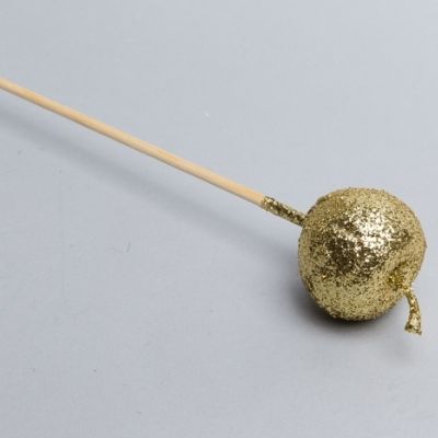 Вставка Яблоко засахаренное  4.5х50см, золотое фото в интернет-магазине Флоранж