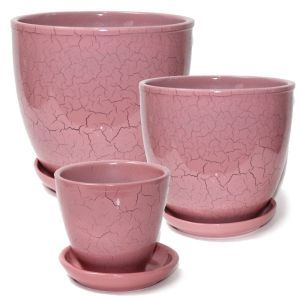 Горшок керамический Фантазия 441235 (3-й из набора), 17х17см, 2,5л; Белоруссия