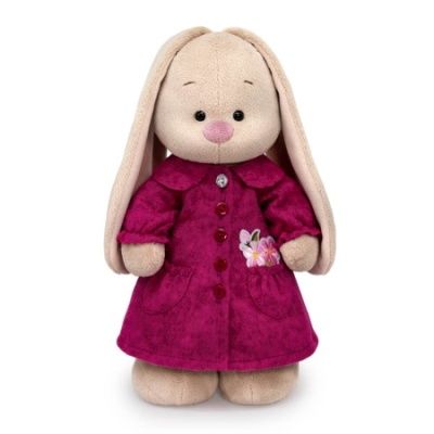 Игрушка Зайка Мив платье в флисовом пальто, большая, 32см StM-565 фото в интернет-магазине Флоранж