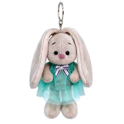 Игрушка Брелок Зайка Ми в бирюзовом платье ABB-082 фото в интернет-магазине Флоранж