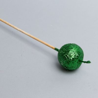 Вставка Яблоко засахаренное  4.5х50см, зеленое фото в интернет-магазине Флоранж