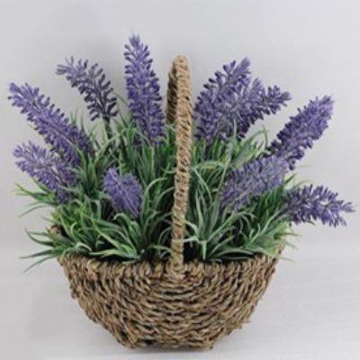 Лаванда в корзине, 23х16х19 см фото в интернет-магазине Флоранж