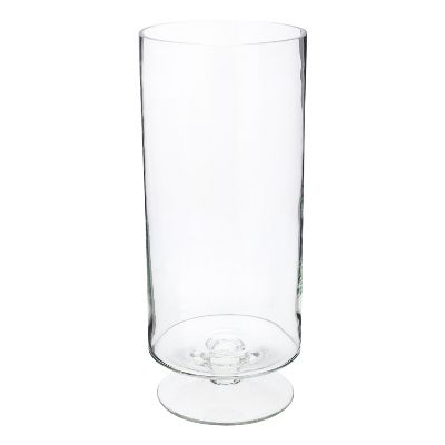 Ваза стеклянная Ариес-150, D14,6xH35 см; Россия фото в интернет-магазине Флоранж