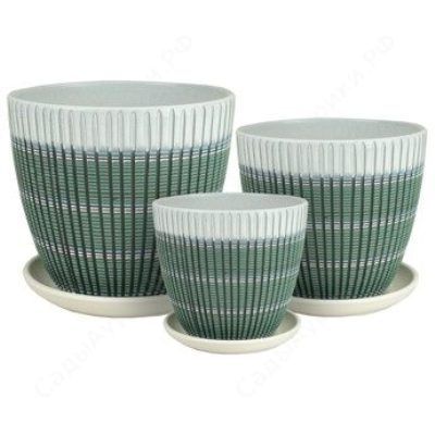 Горшок керамическийкрокус Шанс 619443 №2; Сады Аурики фото в интернет-магазине Флоранж