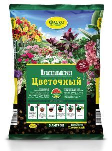 Грунт Цветочное счастье для цветущих, 5л; Фаско