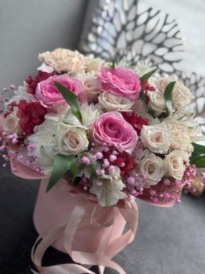 Композиция Агидель , состав , цвет букета Фиолетовый, подходит 