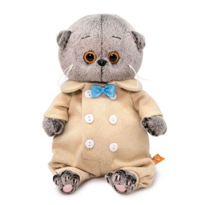 игрушка Басик BABY в комбинезоне из твида, 20см BB-091 фото в интернет-магазине Флоранж
