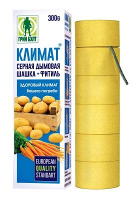 Шашка серная дымовая для фумигационной обработки пустых погребов и подвалов Климат, 300г фото в интернет-магазине Флоранж