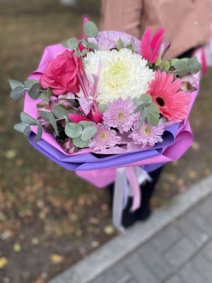 Букет учителю №59 фото в интернет-магазине Флоранж