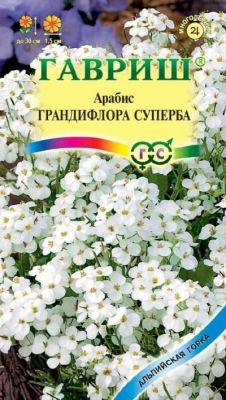 Арабис Грандифлора Суперба (цветной пакет) 0,05г; Гавриш фото в интернет-магазине Флоранж