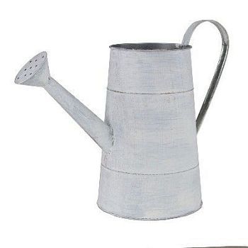 Лейка (металл), 36х12,5хH24см, белый