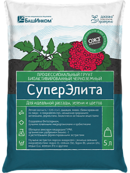 Грунт СуперЭлита, биоактив. черноземный профес 5л /Россия