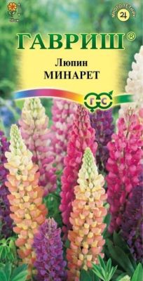 Люпин многолетний Минарет (цветной пакет) 0,5г; Гавриш фото в интернет-магазине Флоранж