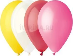Шар надувной И12" Пастель, ассорти, 1101-0006